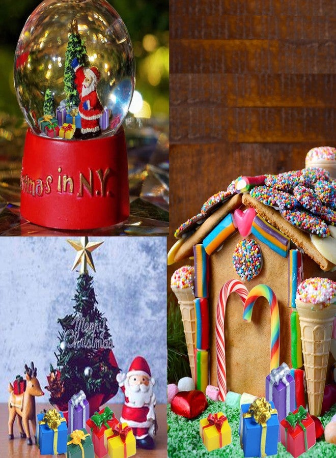 HADDIY Christmas Miniature Gift Boxes Ornaments,60 Pcs Christmas Tree Mini Resin Presents Charms for Craft Dollhouse and Xmax Mini Decorations - Image 5